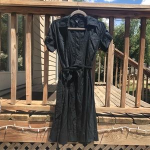 Black Banana Republic Wrap Dress